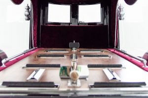 inside tombstone hearse