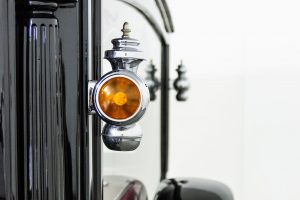 blinker on tombstone hearse