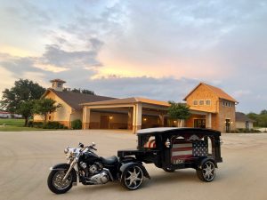 motorcycle hearse