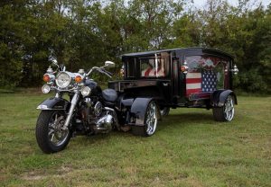 motorcycle hearse